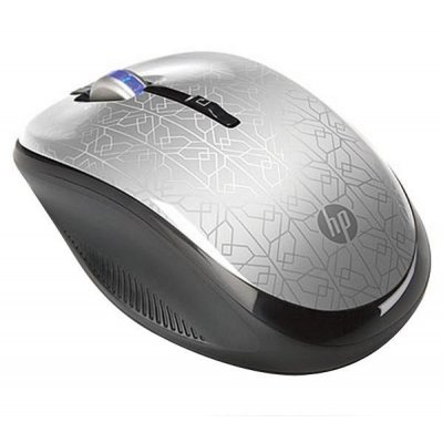 HP Mouse Wireless Optical Mobile (Silver)